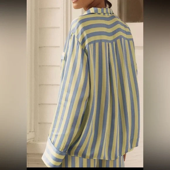 Anthropology Button Front Pajama Shirt.